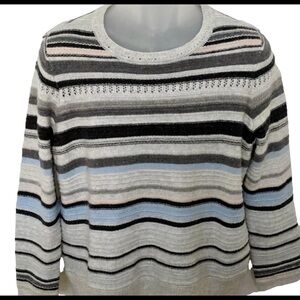 CASLON Nordstrom Stripe Sweater - Women’s PM